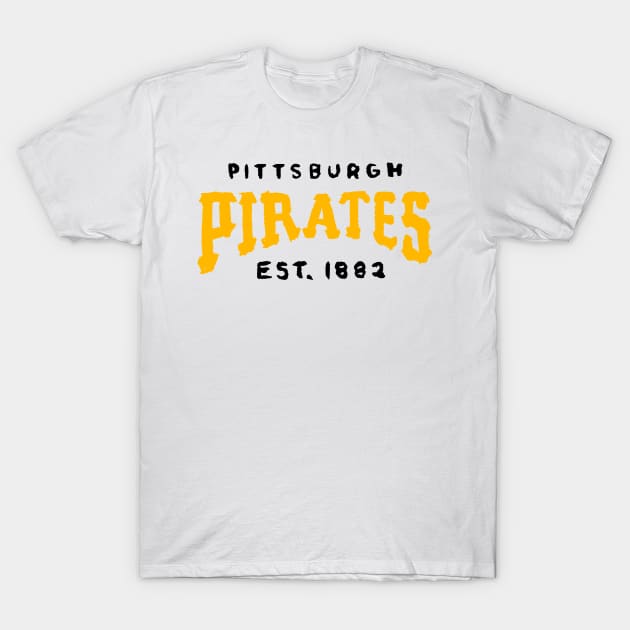 Pittsburgh Pirateeees 02 T-Shirt by Very Simple Graph